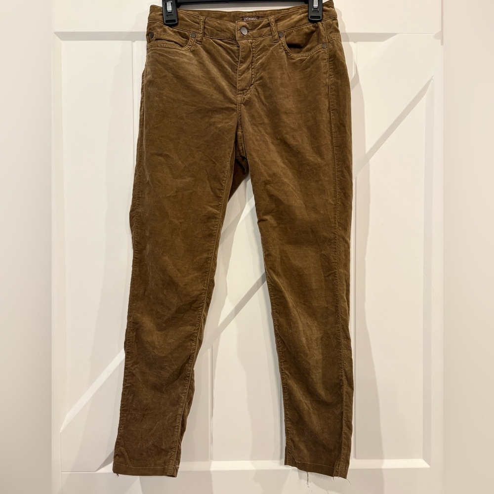 J. McLaughlin Brown Velvet Pants Size 0